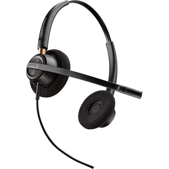 Plantronics EncorePro HW520 Over-the-Head Binaural Noise Cancelling Headset (89434-01) New