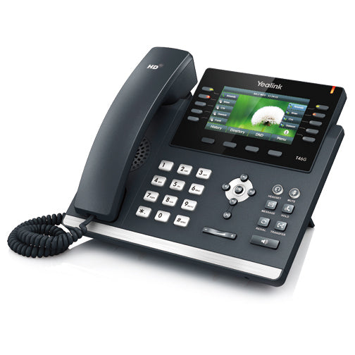Yealink SIP-T46G VoIP Phone - 16 Line - 2 Ethernet - HD Audio (SIP-T46G) Unused