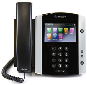 Polycom VVX 601 16-Line Business Media Phone w/Built-in Bluetooth and HD Voice - Includes P/S (2200-48600-001) Unused