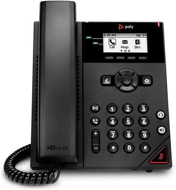 Polycom VVX150 Desktop Business IP Phone No PS (2200-48810-025) New Open Box