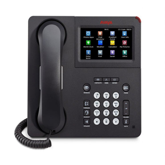 Avaya 9641GS Touchscreen Gigabit IP Deskphone TAA (9641GS) (700509409) New Open Box