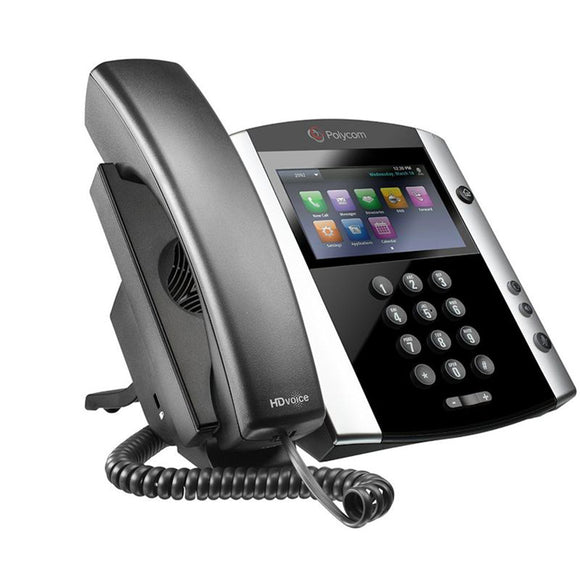 Polycom VVX 500 12-Line Business Media Phone - PoE (2200-44500-025) Refurb BST - SFB