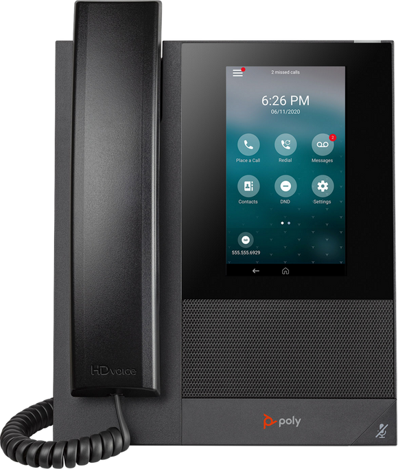 Poly CCX400 IP Media Phone for Microsoft Teams PoE (2200-49700-019) Unused