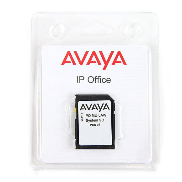 Avaya V2 System SD Card MU LAW with Essential 11.0 (396445) (700479710) Unused
