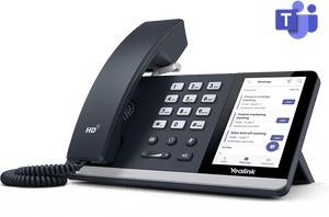 YEALINK SIP-T55A TEAMS EDITION MID-LEVEL ANDROID DESK PHONE W/4.3IN TOUCH SCREEN (SIP-T55A-TEAMS) REFURBISHED