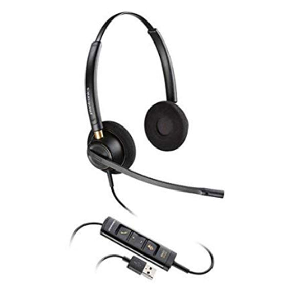 Plantronics EncorePro HW525 Stereo USB Headset (203444-01) New