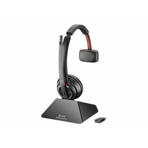 Plantronics SAVI 8210 UC Mono DECT Wireless Headset w/USB-A Dongle (209213-01) New