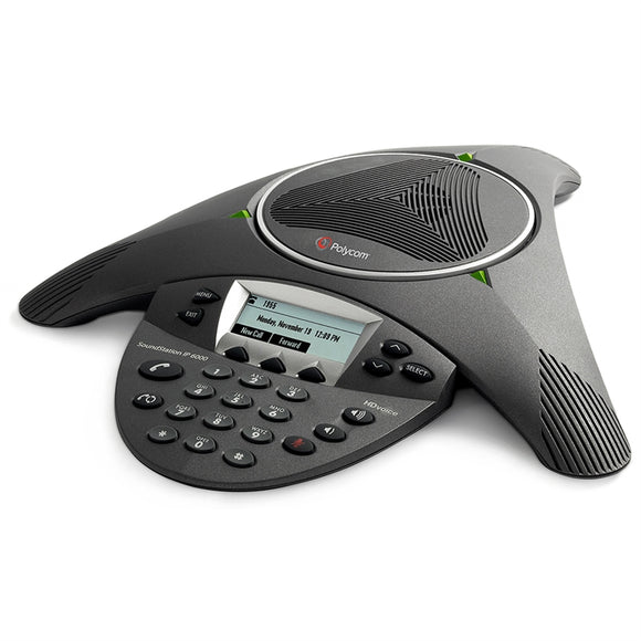 Polycom SoundStation IP 6000 Conference Phone - PoE (2200-15600-001) Renewed