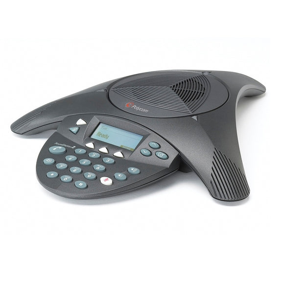 Polycom SoundStation 2 Expandable Conference Phone with Power Supply (2200-16200-001) Refurb