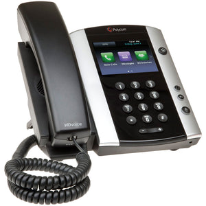 Polycom VVX501 SFB Edition Media Phone PoE w/Out Power Supply (2200-48500-019) Refurbished