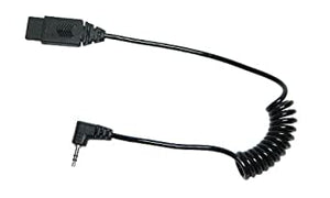 VXI Quick Disconnect 1095 Lower Cable 2.5mm Barrel Connection - for GN/Netcom Headsets (VXI-QD1095G) New