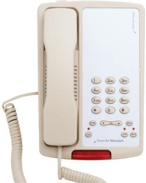 Scitec Aegis-PS-08 Basic Hospitality Corded Analog Phone, Ash (80011) New
