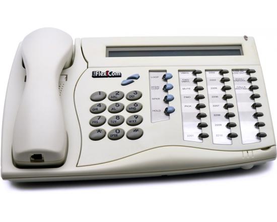 Tadiran Flexset 280D 28 Button Speakerphone 2X40 LCD Sprint Logo V0703 (72440161285) (White) Refurb