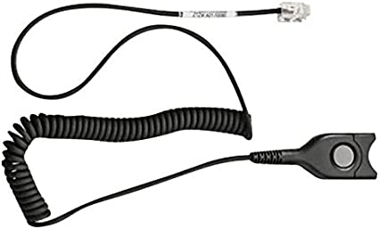 Sennheiser CSTD 01 Standard bottom cable, easy disconnect to modular plug, coiled cable, can also be used for direct connect (005362) New