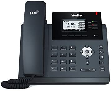 Yealink SIPT40G 3-Line IP Phone POE (SIP-T40G) Unused