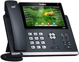 Yealink 16 Line Ultra Elegant Gig IP Phone w/Out Power Supply (SIP-T48S) Refurbished B-Stock