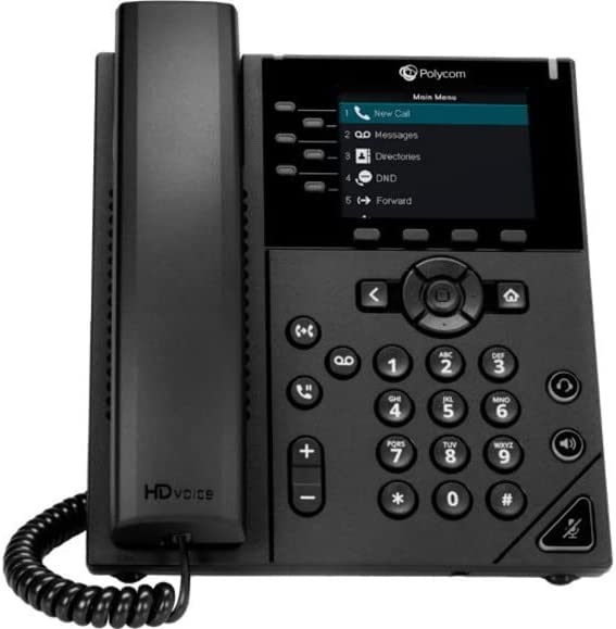 Polycom VVX350 6-Line IP Phone PoE (2200-48830-025) New