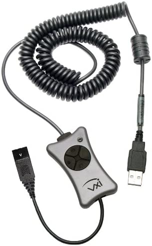 VXI-X200-P USB Adapter - Compatible with VXI P-series or Plantronics Headsets - Includes Echo Cancellation (VXI-202931) New