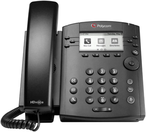 Polycom VVX310 6-Line Desktop Phone Gigabit Ethernet W/HD Voice (220046161001) Unused