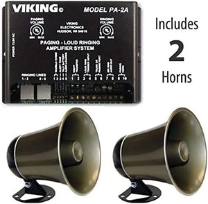 Viking Two Speaker Horn Public Announcement System (VIK-PAGING-KIT-2-NEW) New