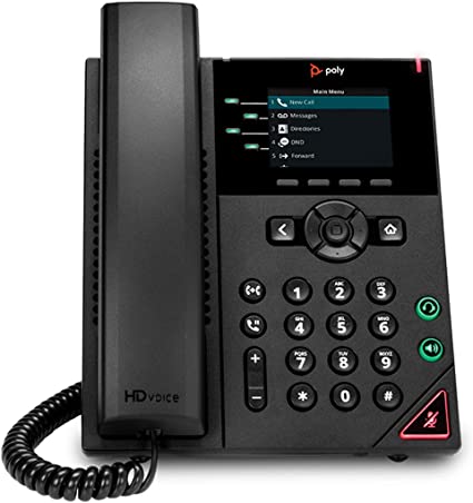 Polycom VVX 250 SFB Edition 4-Line Desktop Business IP Phone - PoE (2200-48820-019) New