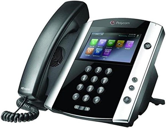POLYCOM VVX601 16-LINE BUSINESS MEDIA PHONE W/OUT P/S SKYPE FOR BUSINESS (2200-48600-019) REFURBISHED