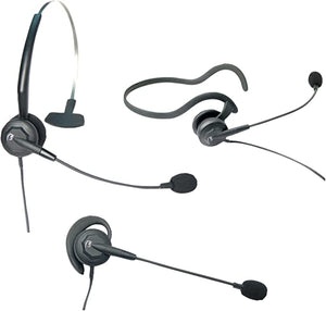 VXi Tria P DC Convertible Headset - P Connection - Noise Cancellation - No Lower Cable (VXI-202792) New