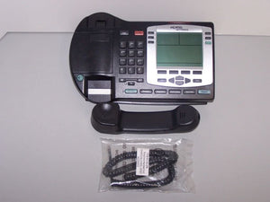 Nortel IP Phone 2004 PoE Charcoal Silver Bezel (NTDU92BD70E6) Unused