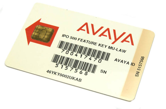 Avaya IP500 V1 Smart Card Feature Key MU-LAW (700417470-LIC) Refurb