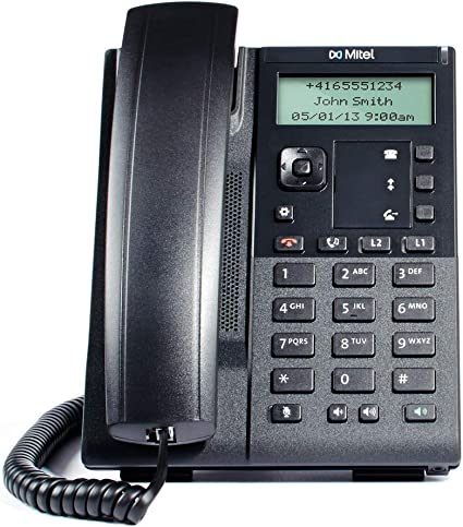 Mitel 6863i 2-Line IP Phone PoE w/Out Power Supply (80C00005AAA-A) Refurbished