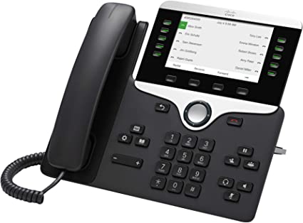 CISCO CP-8841-3PCC-K9 IP PHONE WITH MULTI-PLATFORM PHONE FIRMWARE NORTH AMERICA POWER INCLUDED (CP-8841-3PW-NA-K9-WS) FACTORY REFURBISHED