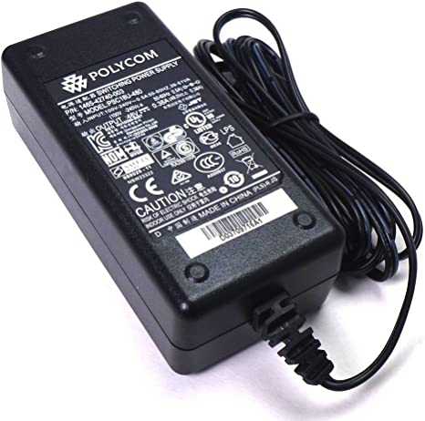 Polycom Universal Power Supply for VVX Series and IP560, IP670, VVX1500 (2200-17671-001) New Unused