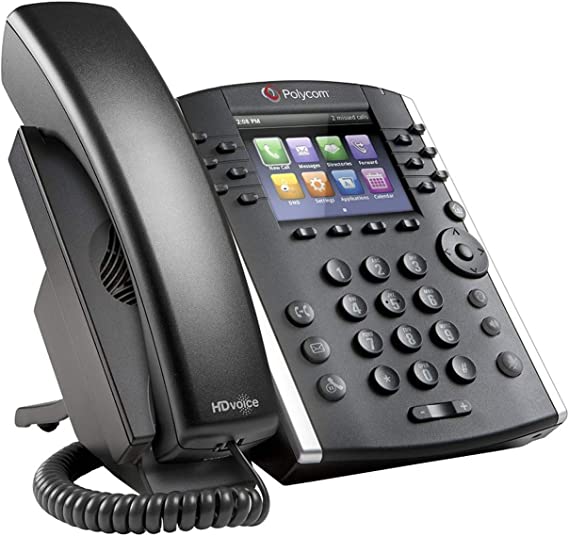Polycom VVX411 12-Line Business Media Phone w/HD Voice, PoE, Skype for Business, 2200-48450-019, New Open Box