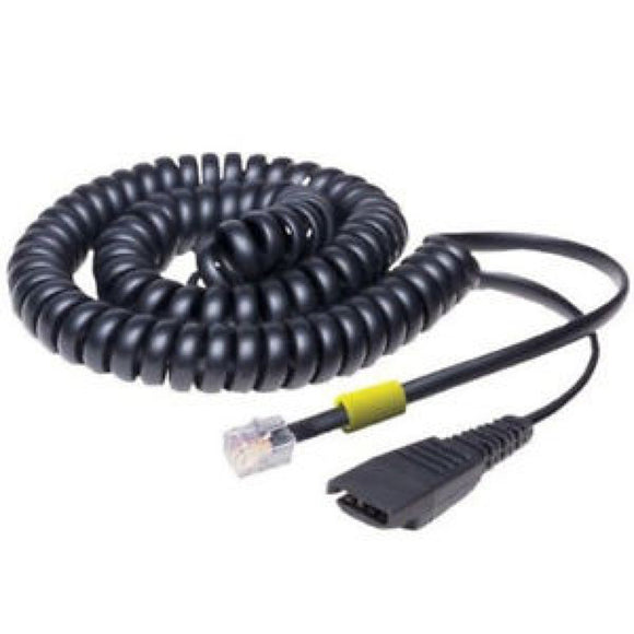 Jabra/GN Netcom 8800-02 Cable 27361101 Plantronics Amplifier to Avaya & Cisco Phones (8800-02) New