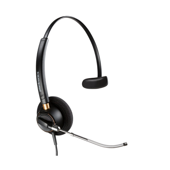 Plantronics EncorePro HW510V Over-the-Head Monaural Headset with Voice Tube (89435-01) New