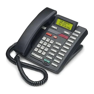 Aastra M9126E Single Line Display Phone w/Caller ID & P/S, Ash (A1220-0000-02-00) Refurbished