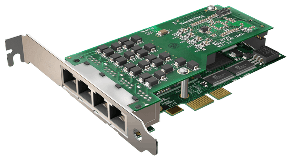 Sangoma A104D Four Port T1/E1/J1 Card w/Echo Cancellation - PCI (A104D) New