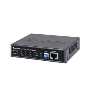 Vivotek AW-FED-0500-120 4-Port 120W Unmanaged PoE Switch 4xFE PoE 1xFE DIP (AW-FED-0500-120) New