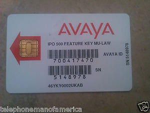 Avaya IP500 V1 Smart Card Feature Key MU-LAW (700417470) Refurbished