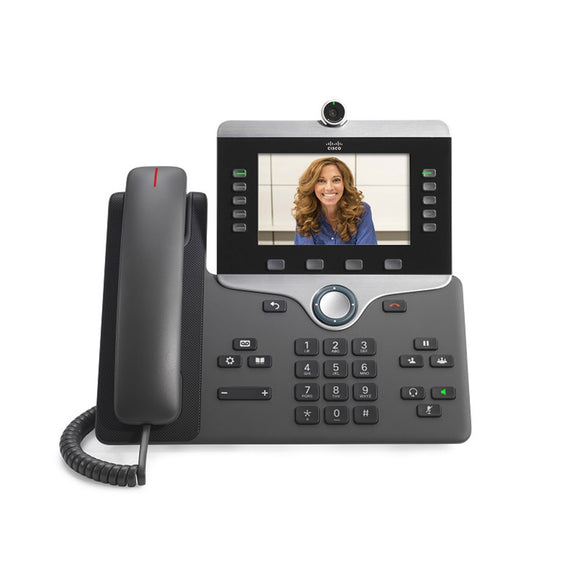 Cisco CP-8865-3PW-NA-K9 IP Phone With Multi-Platform Phone Firmware North America Power Included (CP-8865-3PCC-K9 + CP-PWR-CUBE-4) Unused