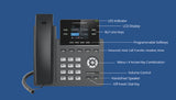 Grandstream GRP2612P Carrier-Grade IP Phone - 2 SIP Accounts - PoE (GRP2612P) New