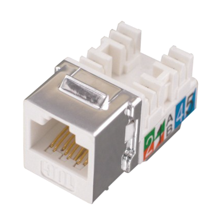 ABA Cat6 Data Jack - Blue (KJ-E8-C6AB-BU) New – SoTel