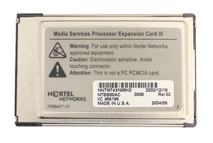 Nortel MS-PEC Card (NTBB80AC) Refurbished