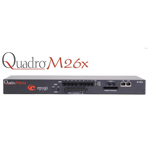 Epygi Quadro M26X-Rackmount IP PBX (QM-2000-0000) New