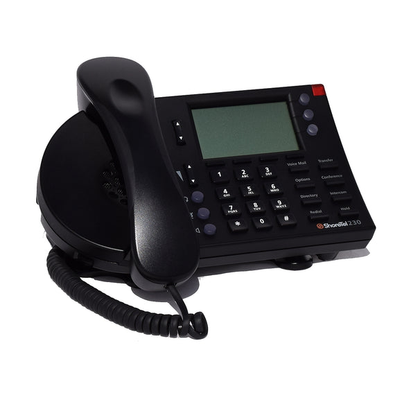 Shoretel IP230 IP Phone - Black (IP230) Refurb B-Stock