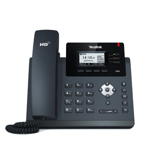 Yealink SIP-T40P - 3-Line IP Phone - PoE (SIP-T40P) New-Open Box