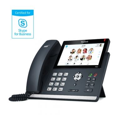 Yealink SIP-T48S Ultra-Elegant Gigabit IP Phone - Skype for Business Edition (SIP-T48S-SFB) New