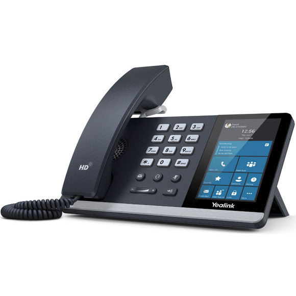 Yealink SIP-T55A Teams Edition Mid-Level Android Desk Phone w/4.3in Touch Screen (SIP-T55A-TEAMS) New