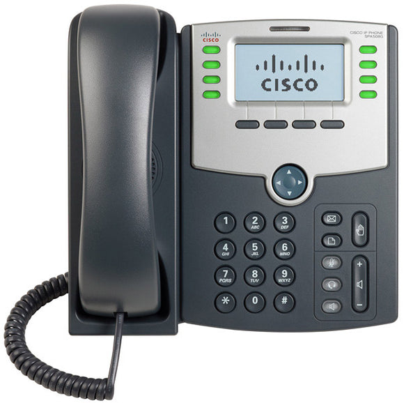 Cisco SPA508G 8-Line IP Phone w/2-Port Switch, PoE & LCD Display (SPA508G) Refurb
