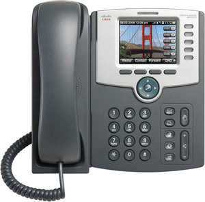 Cisco SPA525G2 5-Line IP Phone w/Color Display (SPA525G2-WS) - Factory Refurb